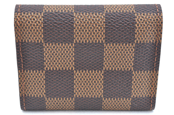 Authentic Louis Vuitton Damier Cufflinks Accessory Case Pouch M64681 LV K5709