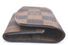 Authentic Louis Vuitton Damier Cufflinks Accessory Case Pouch M64681 LV K5709