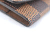 Authentic Louis Vuitton Damier Cufflinks Accessory Case Pouch M64681 LV K5709