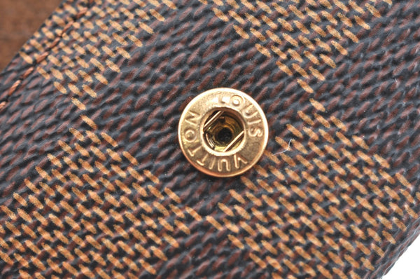 Authentic Louis Vuitton Damier Cufflinks Accessory Case Pouch M64681 LV K5709