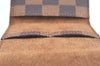 Authentic Louis Vuitton Damier Cufflinks Accessory Case Pouch M64681 LV K5709
