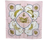 Authentic HERMES Carre 90 Scarf "SPRINGS" Silk Pink K5712