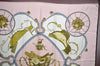 Authentic HERMES Carre 90 Scarf "SPRINGS" Silk Pink K5712