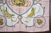 Authentic HERMES Carre 90 Scarf "SPRINGS" Silk Pink K5712