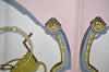 Authentic HERMES Carre 90 Scarf "SPRINGS" Silk Pink K5712