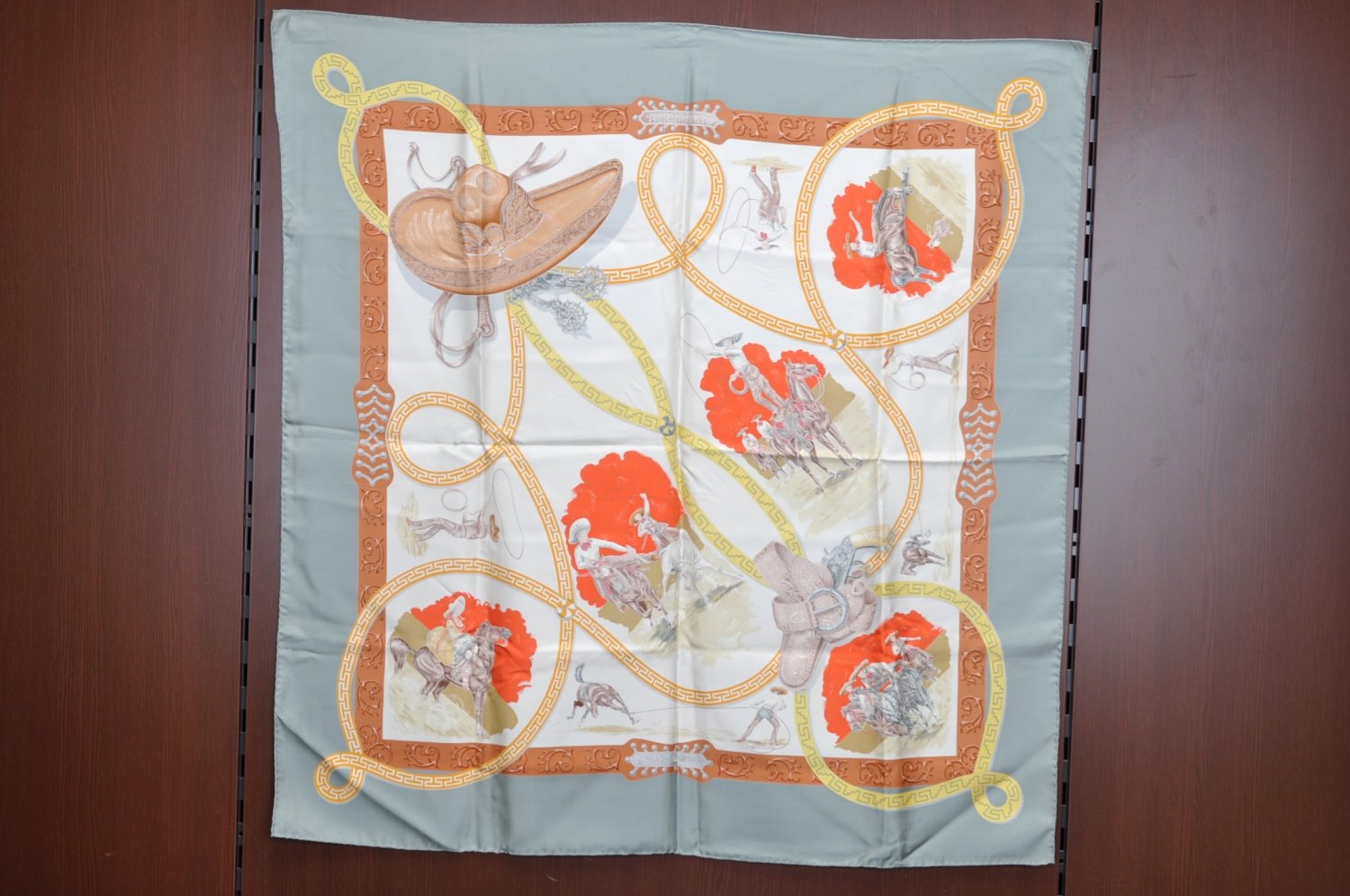 Authentic HERMES Carre 90 Scarf 