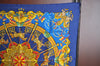 Authentic HERMES Carre 90 Scarf "LUNA PARK" Silk Blue Box K5730