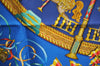 Authentic HERMES Carre 90 Scarf "LUNA PARK" Silk Blue Box K5730