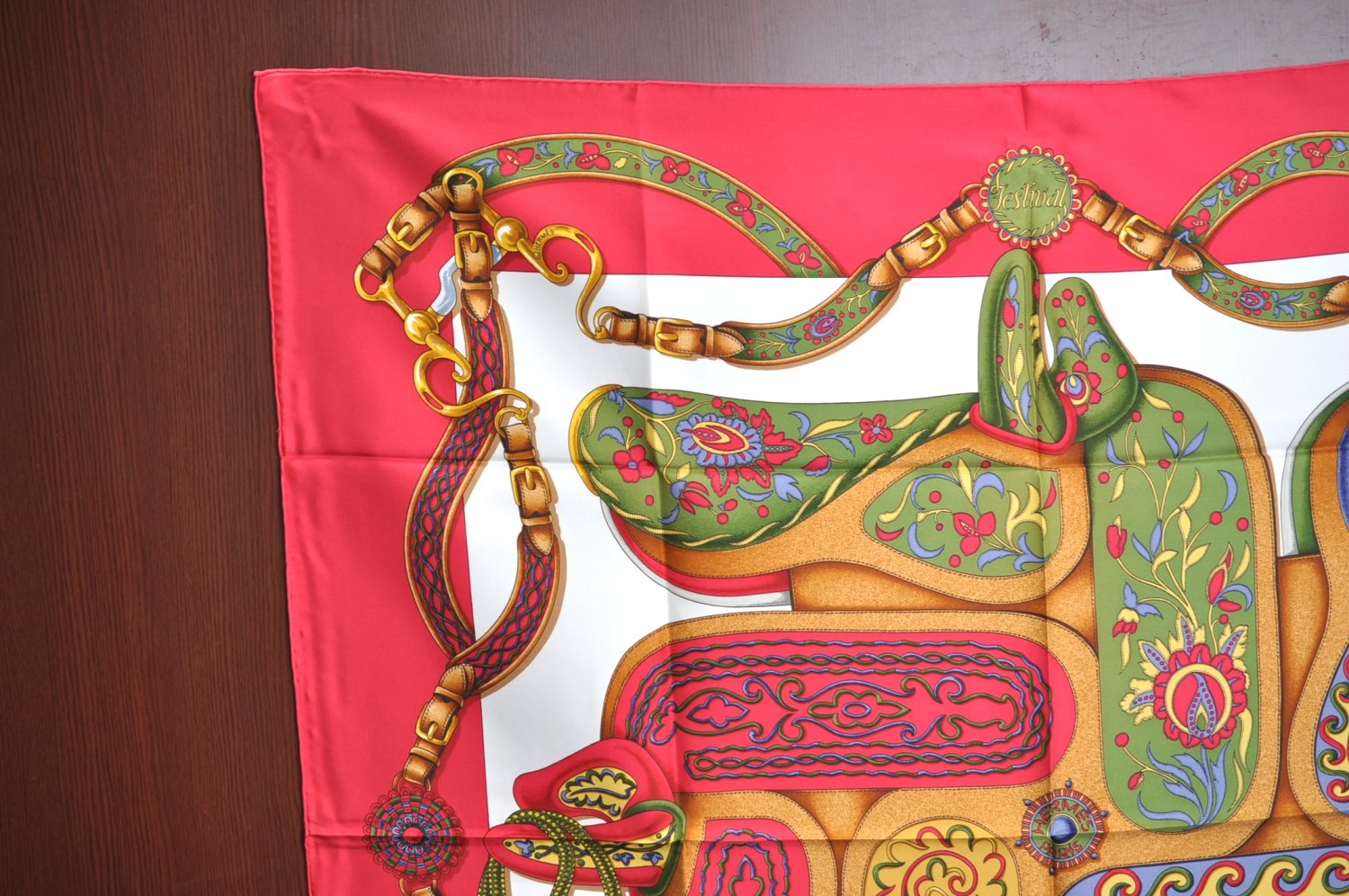 Authentic HERMES Carre 90 Scarf 