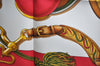 Authentic HERMES Carre 90 Scarf "Festival" Silk Red Box K5732