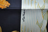 Authentic HERMES Carre 90 Scarf "Couvee D'Hermes" Silk Black K5733