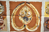 Authentic HERMES Carre 90 Scarf "PERSONA" Silk White K5736