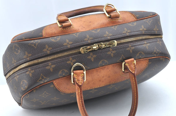 Authentic Louis Vuitton Monogram Deauville Hand Bag M47270 LV K5738