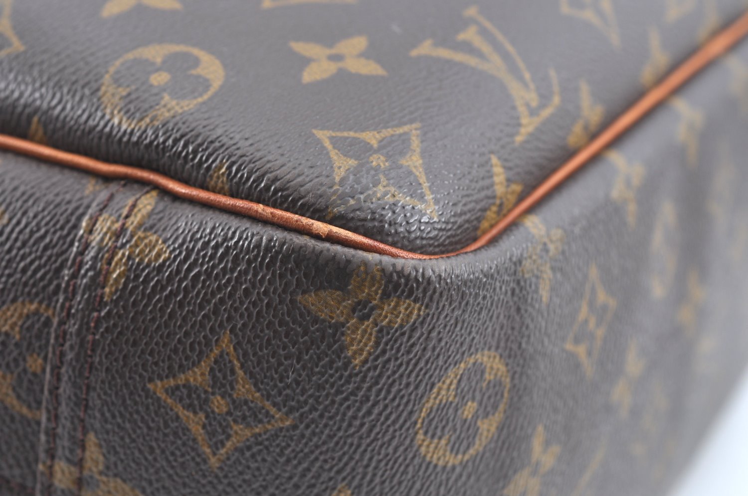 Authentic Louis Vuitton Monogram Deauville Hand Bag M47270 LV K5738