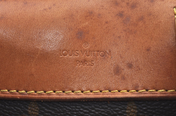 Authentic Louis Vuitton Monogram Deauville Hand Bag M47270 LV K5738