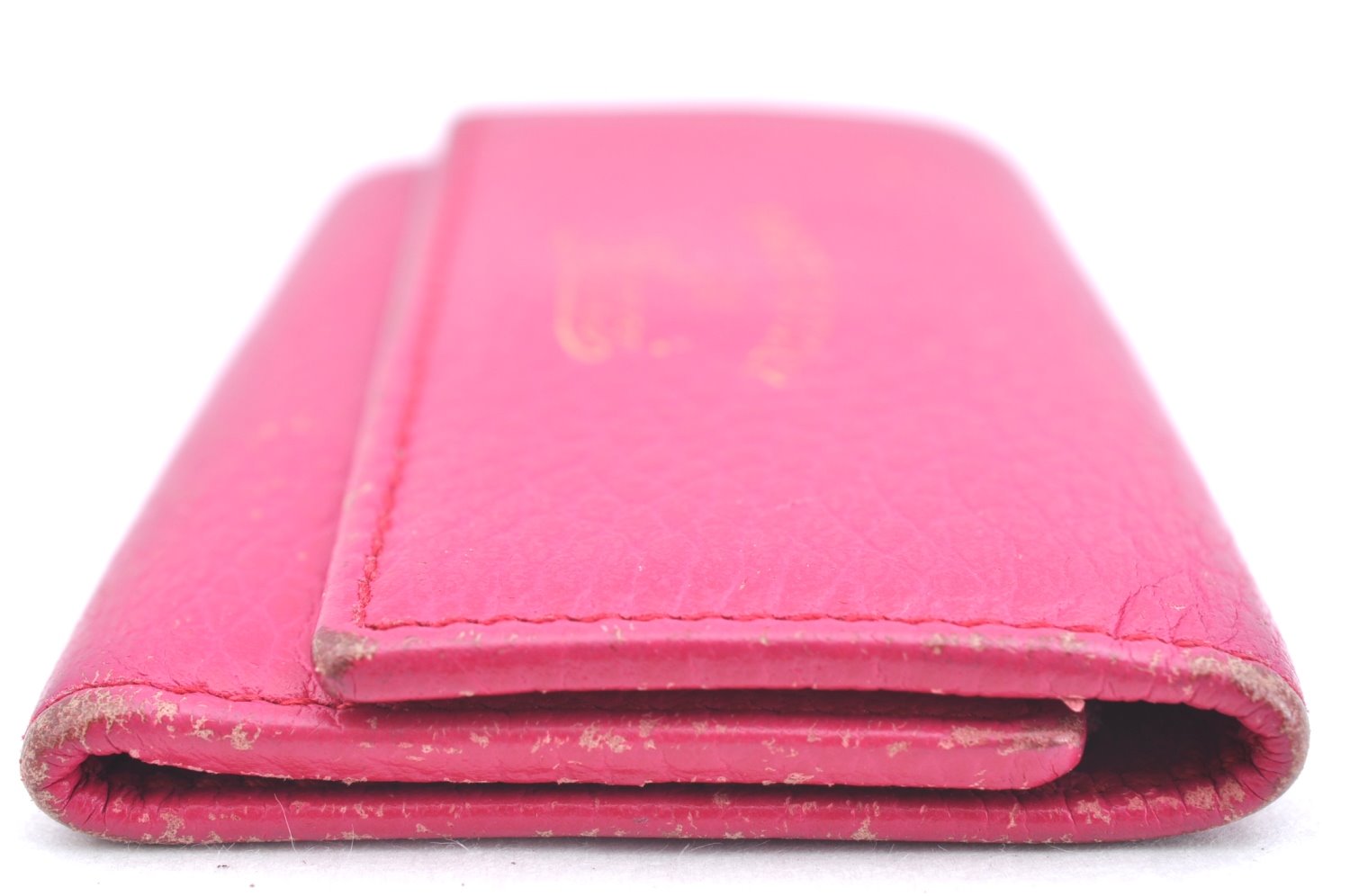 Authentic GUCCI Swing Vintage 6 Six Hooks Key Case Leather 354499 Pink K5739