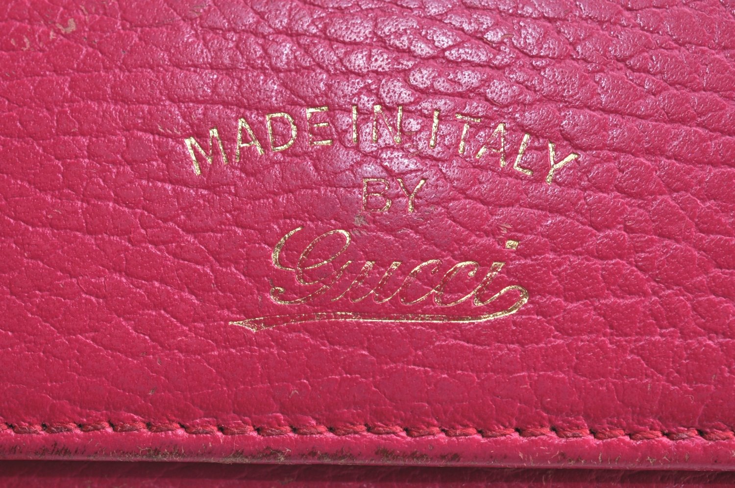 Authentic GUCCI Swing Vintage 6 Six Hooks Key Case Leather 354499 Pink K5739