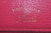 Authentic GUCCI Swing Vintage 6 Six Hooks Key Case Leather 354499 Pink K5739