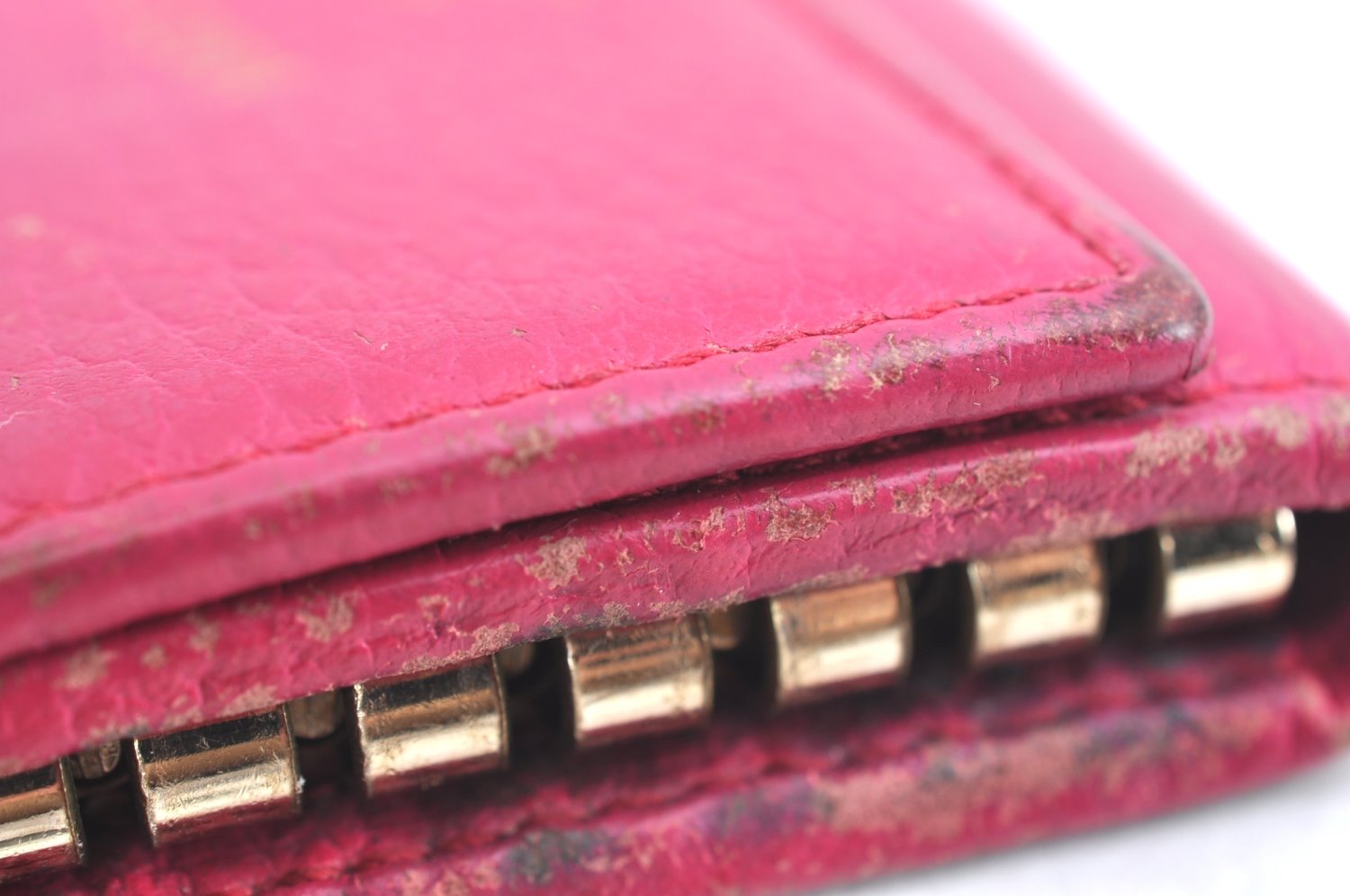 Authentic GUCCI Swing Vintage 6 Six Hooks Key Case Leather 354499 Pink K5739