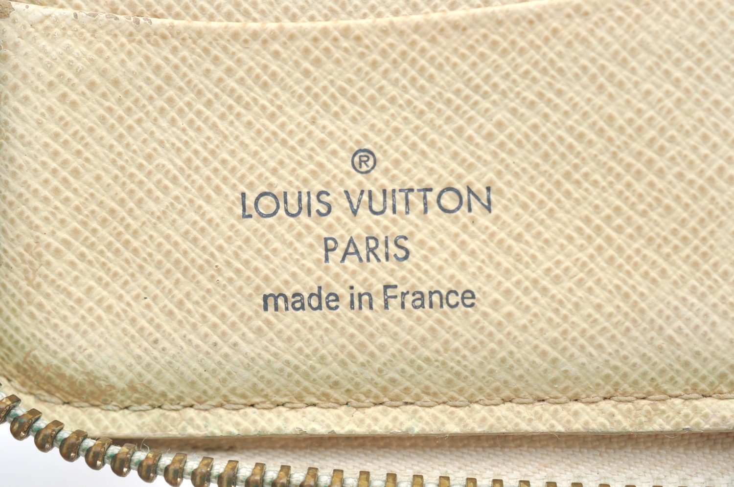 Authentic Louis Vuitton Damier Azur Zippy Compact Wallet Purse N60029 LV K5744