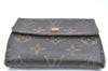 Authentic Louis Vuitton Monogram M61652 Porte Monnaie Billet Carte Credit K5747