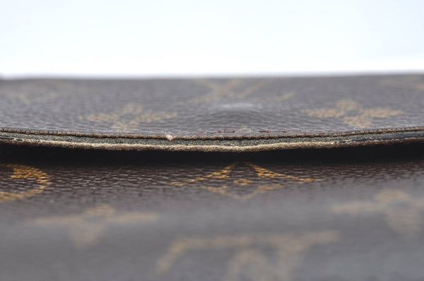 Authentic Louis Vuitton Monogram M61652 Porte Monnaie Billet Carte Credit K5747