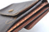 Authentic Louis Vuitton Monogram M61652 Porte Monnaie Billet Carte Credit K5747