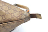 Authentic GUCCI GG Crystal Shoulder Tote Bag PVC Leather 131230 Gold Junk K5753