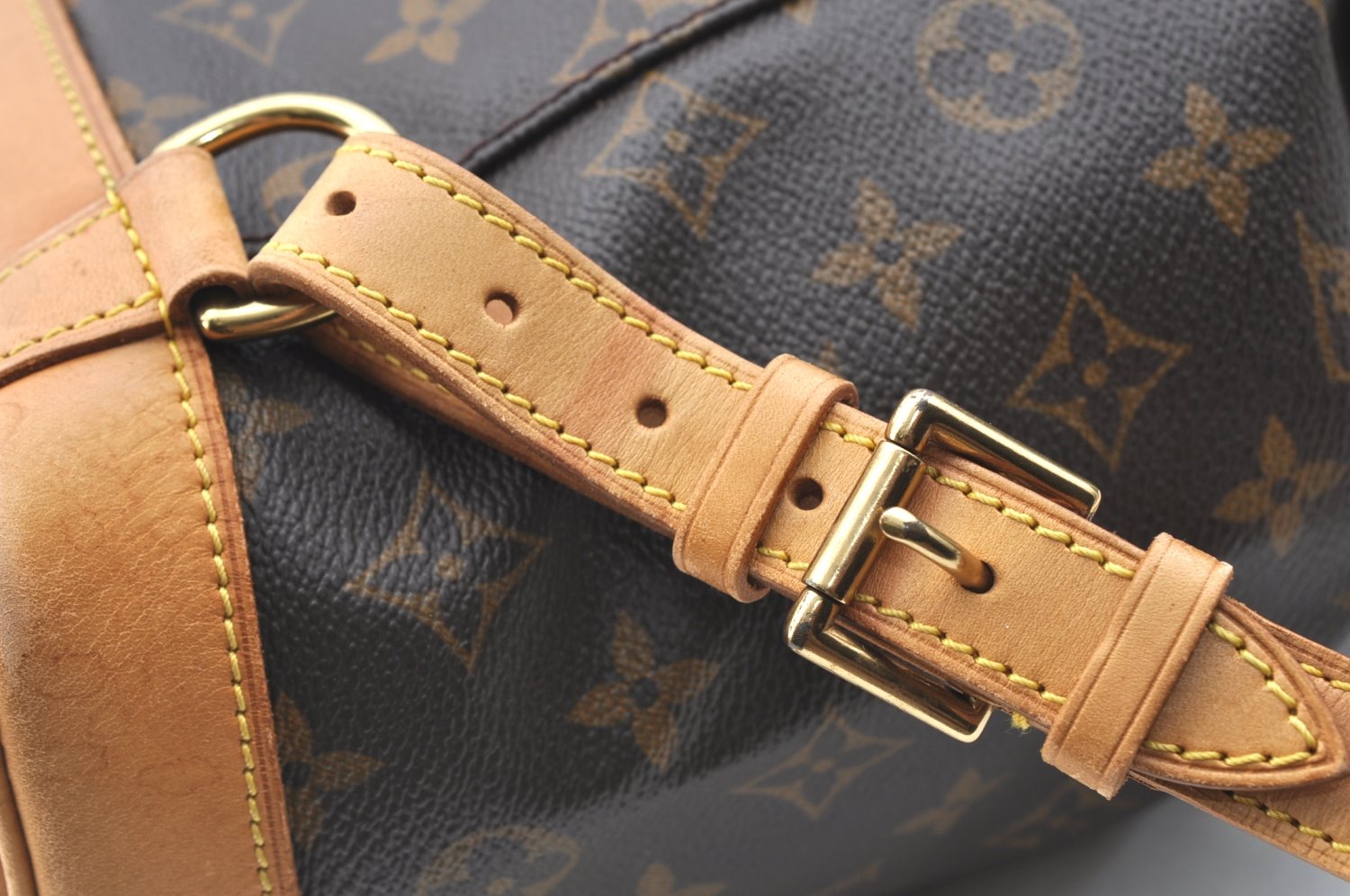 Authentic Louis Vuitton Monogram Montsouris MM Backpack M51136 LV K5754