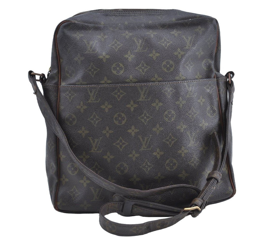 Authentic Louis Vuitton Monogram Marceau Shoulder Cross Bag M40264 LV Junk K5755