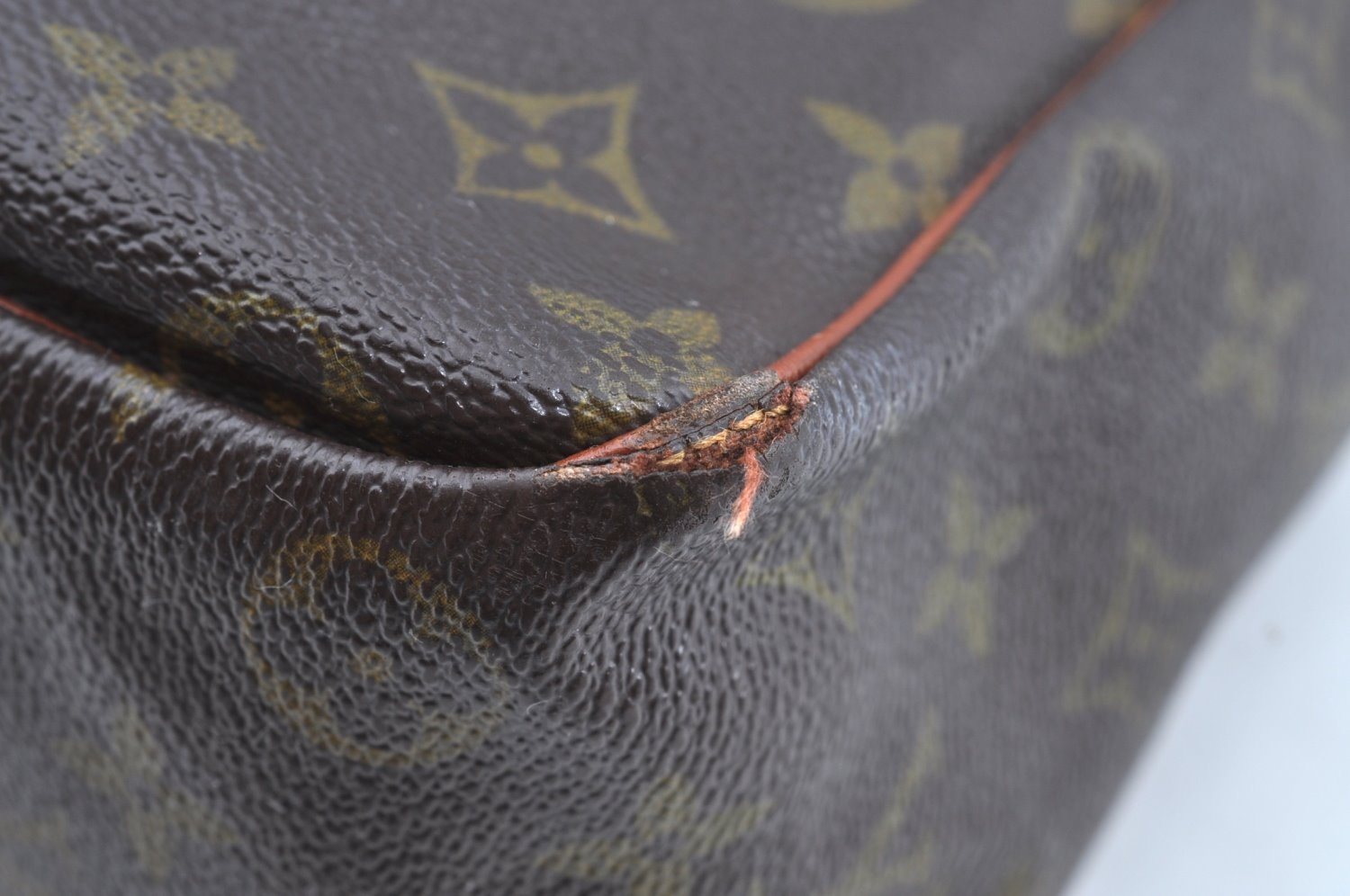 Authentic Louis Vuitton Monogram Marceau Shoulder Cross Bag M40264 LV Junk K5755