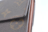 Authentic Louis Vuitton Monogram M61652 Porte Monnaie Billet Carte Credit K5762