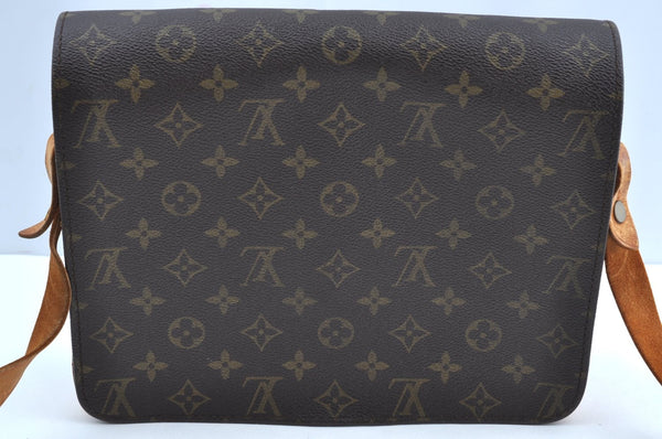 Auth Louis Vuitton Monogram Cartouchiere GM Shoulder Cross Bag Old Model K5771