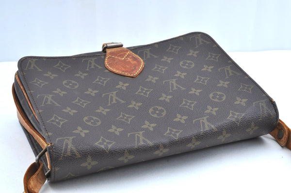 Auth Louis Vuitton Monogram Cartouchiere GM Shoulder Cross Bag Old Model K5771