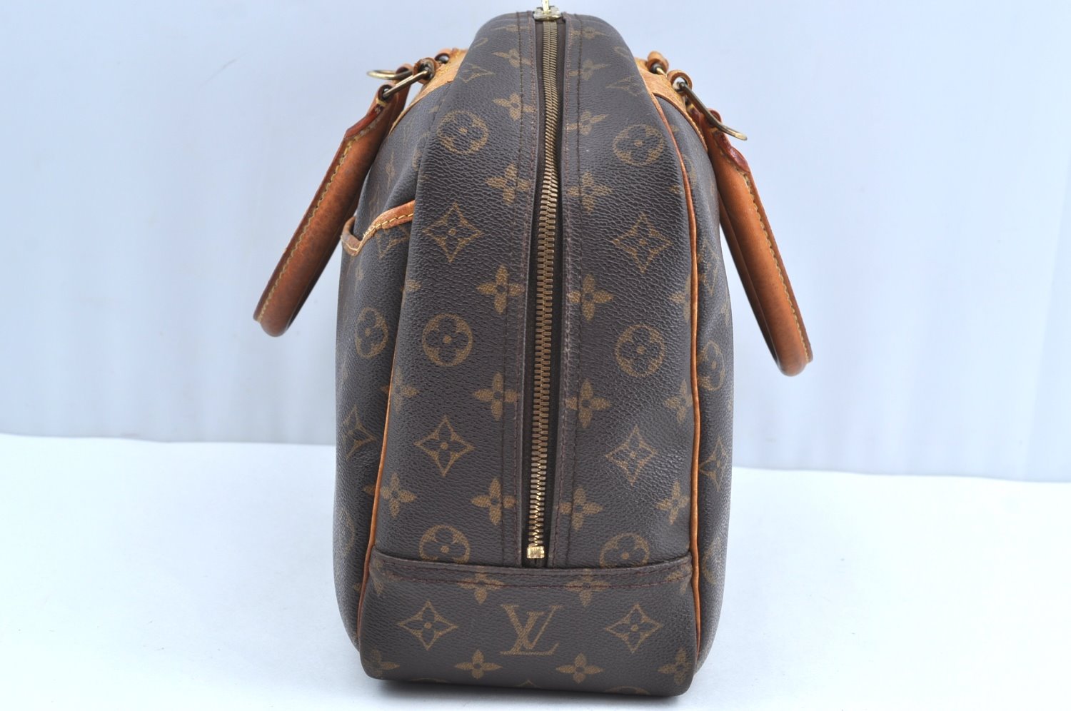 Authentic Louis Vuitton Monogram Deauville Hand Bag M47270 LV K5774
