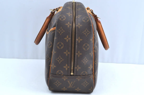 Authentic Louis Vuitton Monogram Deauville Hand Bag M47270 LV K5774
