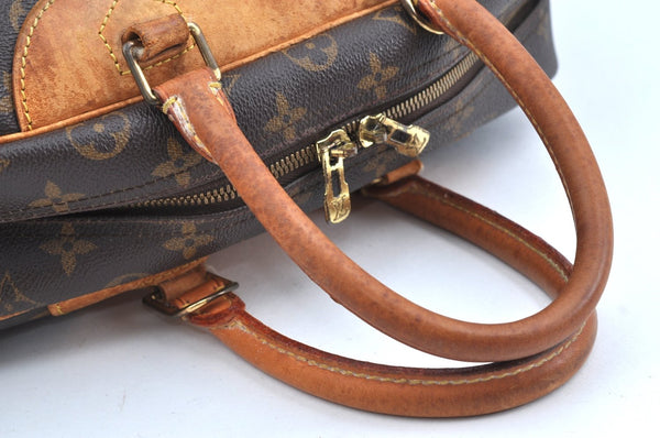 Authentic Louis Vuitton Monogram Deauville Hand Bag M47270 LV K5774