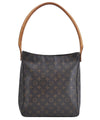 Authentic Louis Vuitton Monogram Looping GM Shoulder Bag M51145 LV K5778
