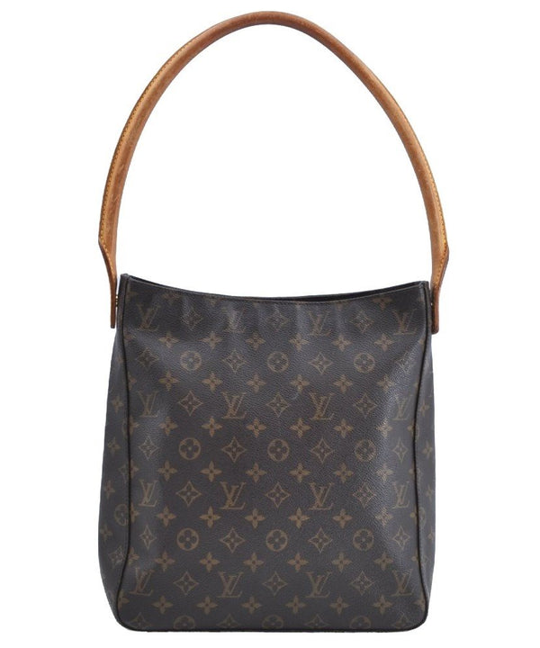 Authentic Louis Vuitton Monogram Looping GM Shoulder Bag M51145 LV K5778
