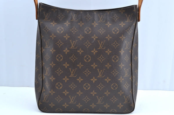 Authentic Louis Vuitton Monogram Looping GM Shoulder Bag M51145 LV K5778
