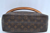 Authentic Louis Vuitton Monogram Looping GM Shoulder Bag M51145 LV K5778