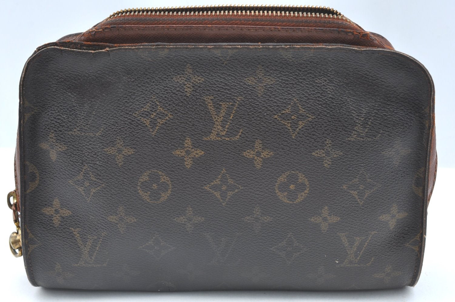 Authentic Louis Vuitton Monogram Orsay Clutch Hand Bag Purse M51790 Junk K5780