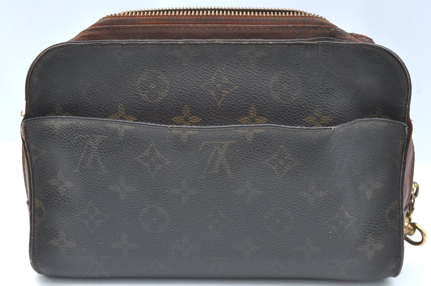 Authentic Louis Vuitton Monogram Orsay Clutch Hand Bag Purse M51790 Junk K5780