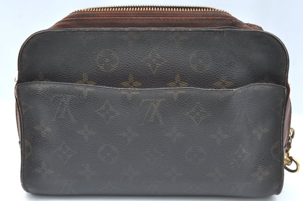 Authentic Louis Vuitton Monogram Orsay Clutch Hand Bag Purse M51790 Junk K5780
