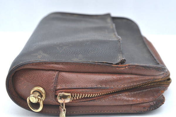 Authentic Louis Vuitton Monogram Orsay Clutch Hand Bag Purse M51790 Junk K5780