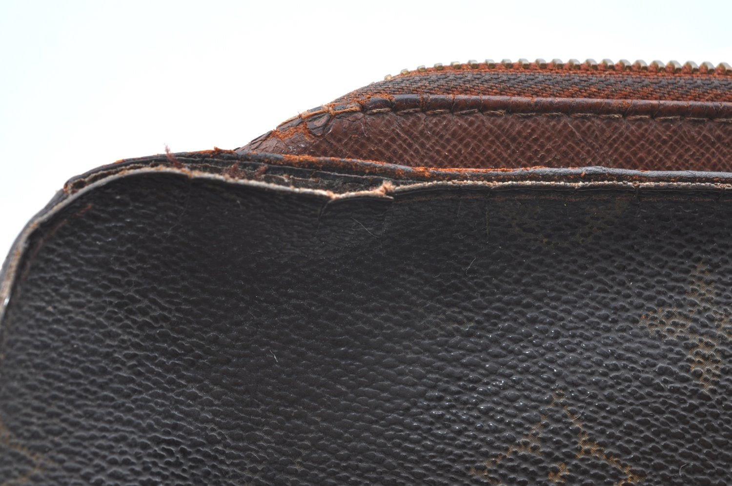 Authentic Louis Vuitton Monogram Orsay Clutch Hand Bag Purse M51790 Junk K5780