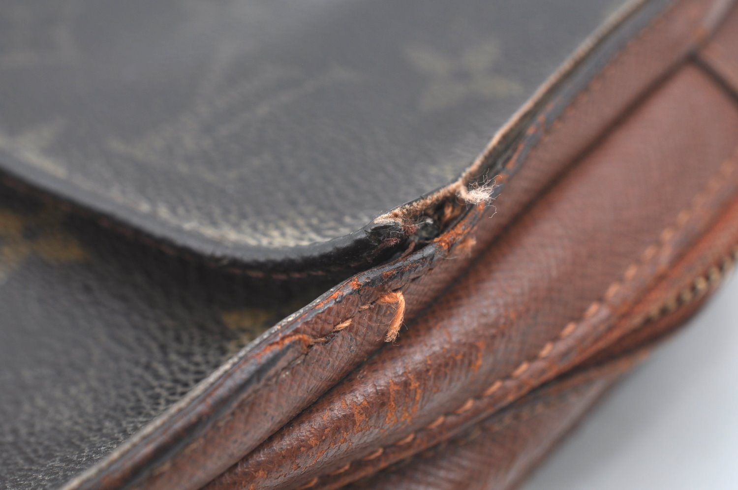 Authentic Louis Vuitton Monogram Orsay Clutch Hand Bag Purse M51790 Junk K5780