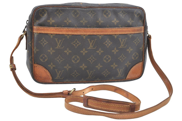 Authentic Louis Vuitton Monogram Trocadero 30 Shoulder Cross Bag M51272 LV K5781