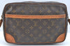 Authentic Louis Vuitton Monogram Trocadero 30 Shoulder Cross Bag M51272 LV K5781