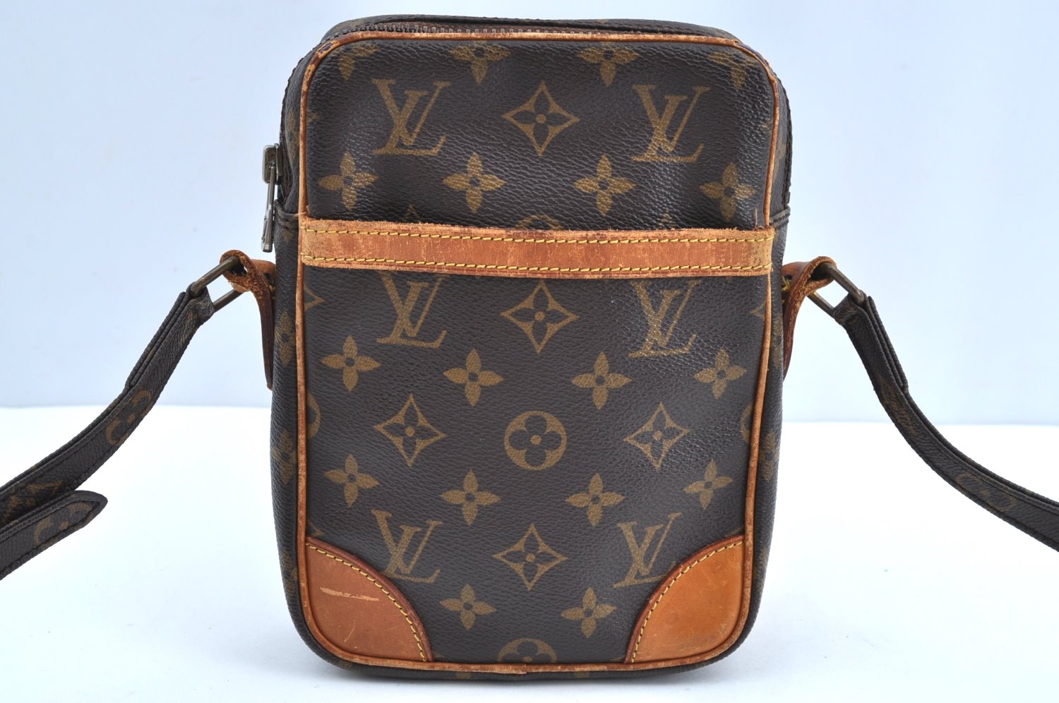 Authentic Louis Vuitton Monogram Danube Shoulder Cross Body Bag M45266 LV K5782